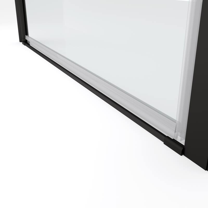 Semi-Frameless Pivot Shower Door with Tempered Glass