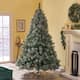 7-foot Cashmere Pine and Mixed Needles Artificial Christmas Tree with Snowy Branches and Pinecones by Christopher Kight Home - unlit