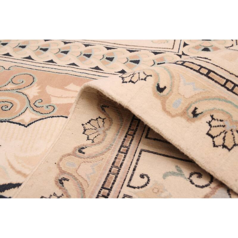 ECARPETGALLERY Hand-knotted Pako Persian 18 Of 20 Ivory Wool Rug - 9'0 x 12'4