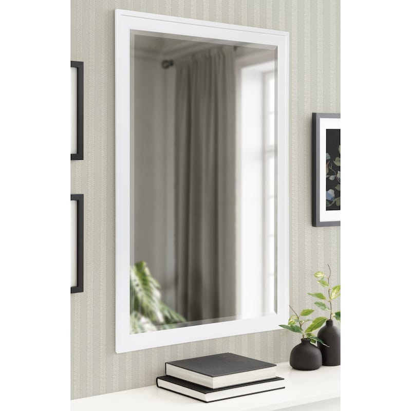 Bosc Framed Decorative Rectangle Wall Mirror
