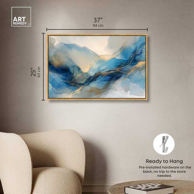 Postmodern Flow II Canvas by Art Remedy