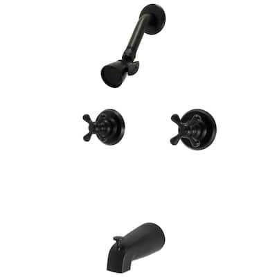 Kingston Brass Magellan Two-Handle Tub and Shower Faucet