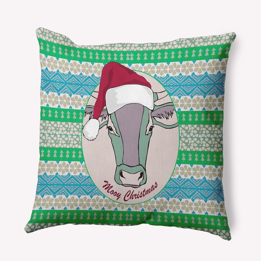Mooy Christmas Indoor/Outdoor Throw Pillow
