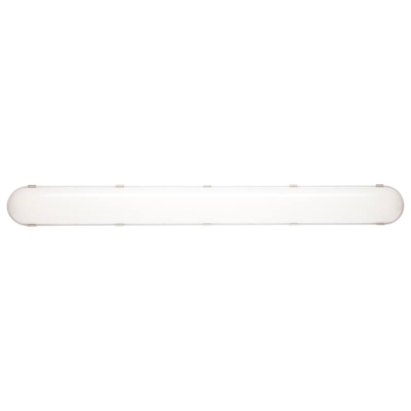 40/50/60 Watt LED 4 Foot Linear Vapor Proof Fixture 3K/4K/5K 120-347 Volt - Gray