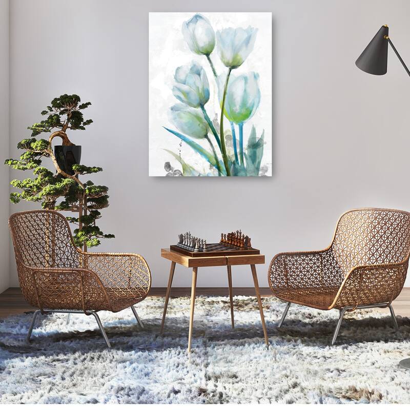 Tulip Gathering I By Studio Arts Canvas Art Print