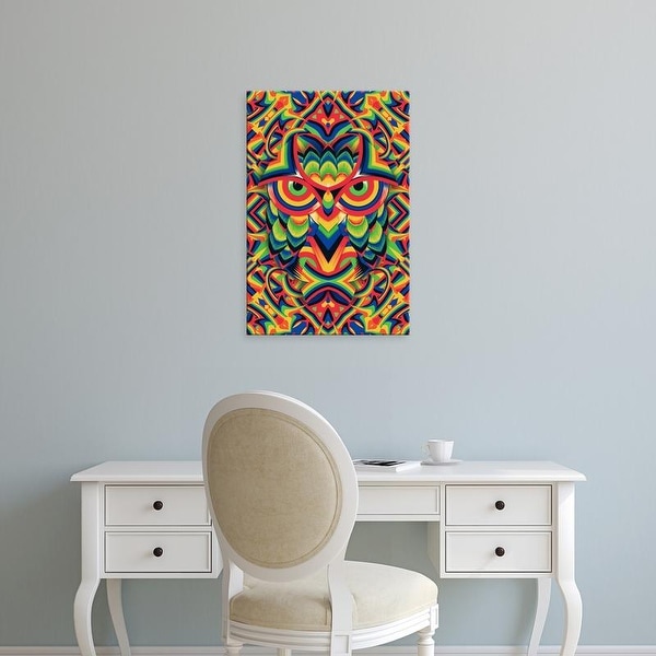 Easy Art Prints Ali Gulec's 'Owl' Premium Canvas Art