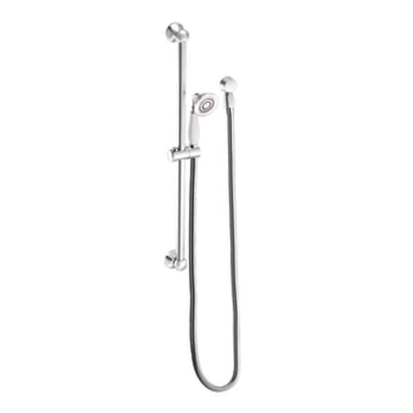 slide 2 of 5, Moen Single Function Hand Shower Package with Hose and Vacuum Breaker Chrome