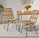 preview thumbnail 7 of 10, Assisi Wicker Dining Chairs (Set of 2) by Christopher Knight Home