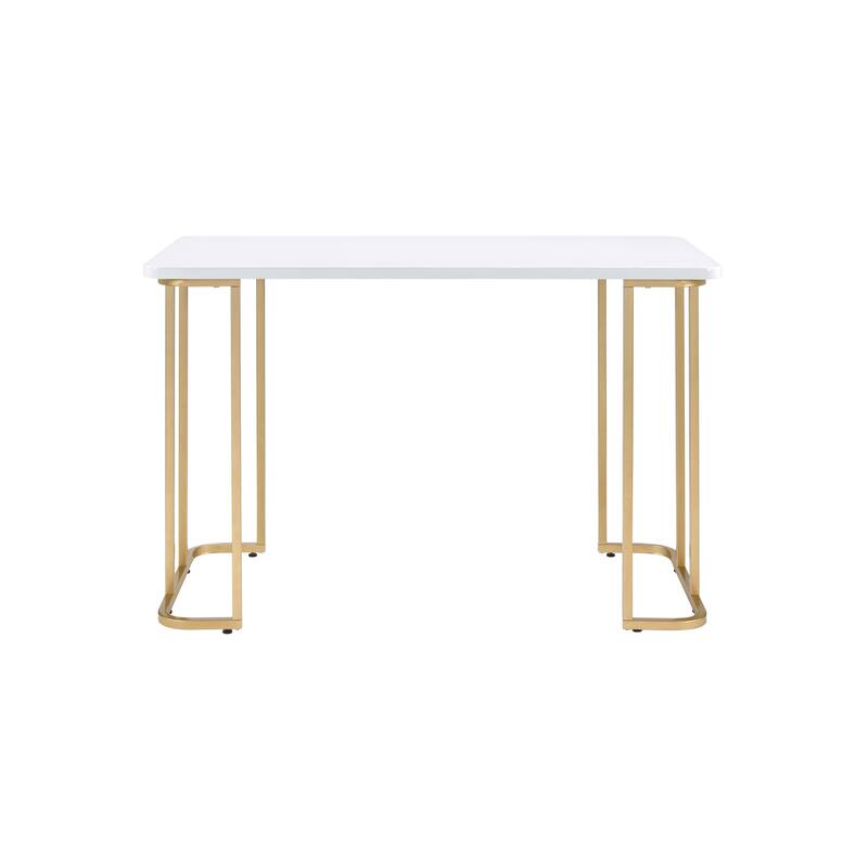 Versatile Metal and Wood Writing Desk for Efficient Work and Study