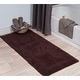 preview thumbnail 8 of 44, Bath Mat - 60x24-Inch Plush Cotton Bathroom Runner by Windsor Home Chocolate