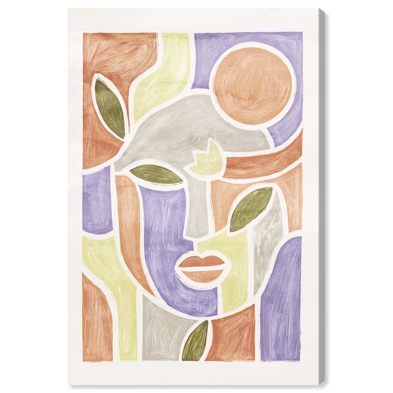 Wynwood Studio Canvas Abstract Beauty in the Flora Purple and Modern & Contemporary Wall Art Canvas Print