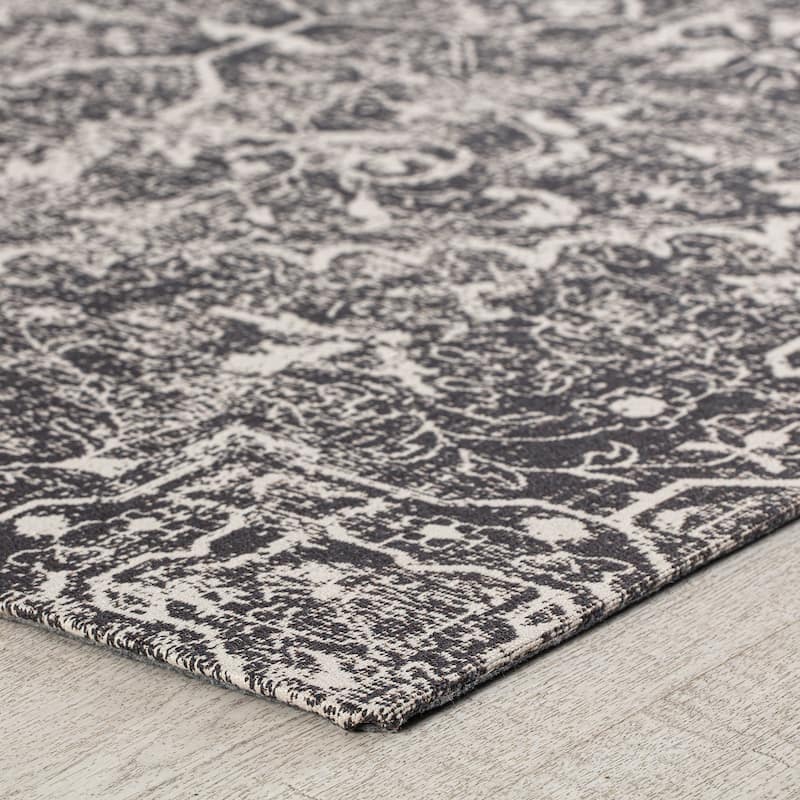 Jani 40"x54" Rug'd Chair Mat-Rug Style Office Chairmat for Carpet & Hard Floors| 0.25" Thick |Non-Slip, Foldable Desk Chair Mat