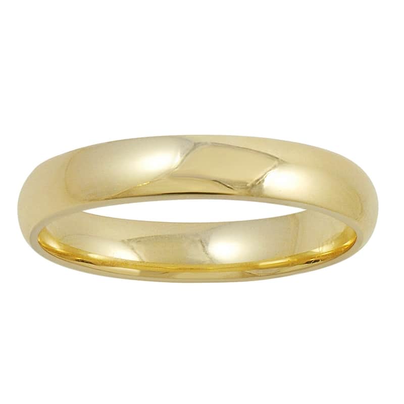 Oxford Ivy Men's 10K Gold Comfort Fit Wedding Band Availble white or yellow Gold