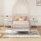 3 Pieces Modern Bedroom Sets,wood Platform Bed With Headboard And 