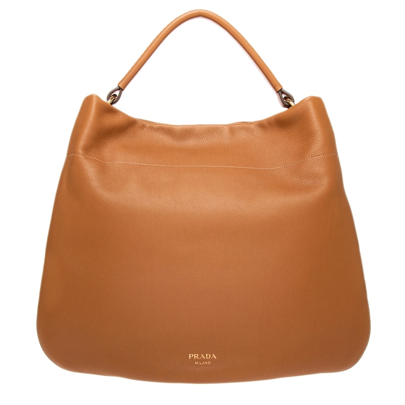 Prada Large Shoulder Bag - Brown