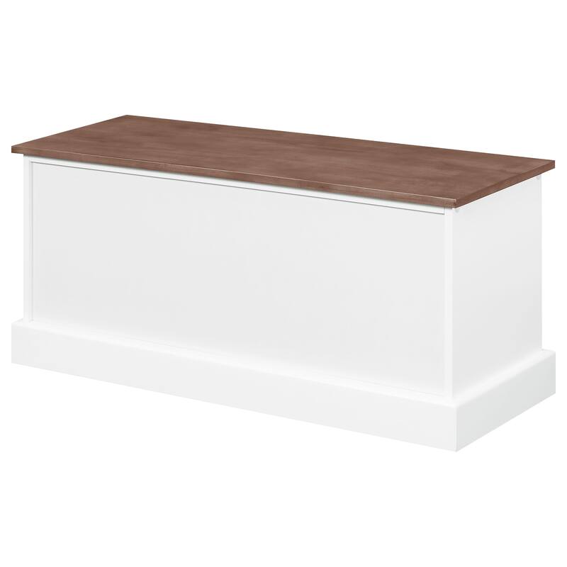 Alma Traditional 3-drawer Storage Bench White