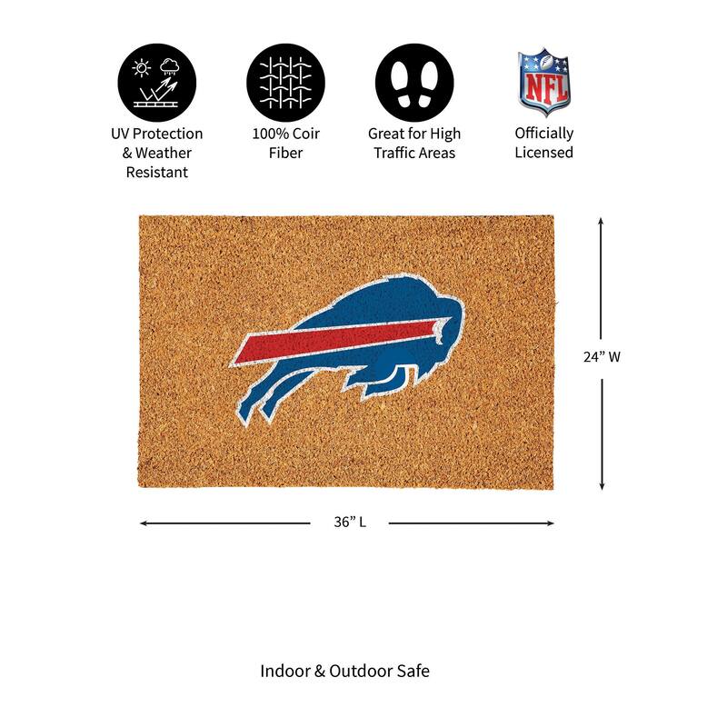 Buffalo Bills Full Color Indoor/Outdoor Coir Mat