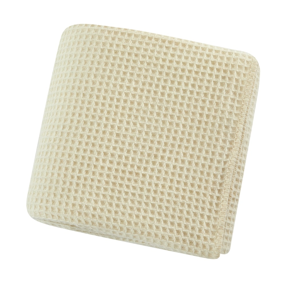 The Gray Barn Tule Wool Waffle Blanket