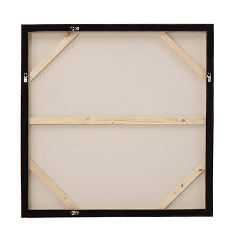Renwil Odysseus Canvas Wall Art with Deep Brown Frame
