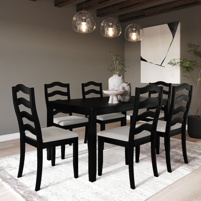 CraftPorch Sophistique 7-piece Wooden Dining Set