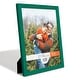 preview thumbnail 2 of 7, Emerald Green Rustic Picture Frame 11x14