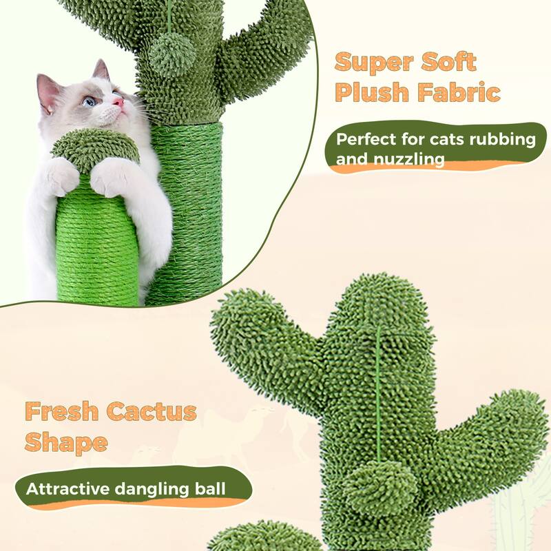 Oasis Series Lovely Cactus Cat Scratcher