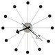 preview thumbnail 1 of 1, Howard Miller Ball II Retro, Transitional, Contemporary, Statement Gallery Wall Clock, Reloj De Pared