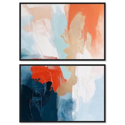Bold and Bright II Canvas Set of 2 by Art Remedy