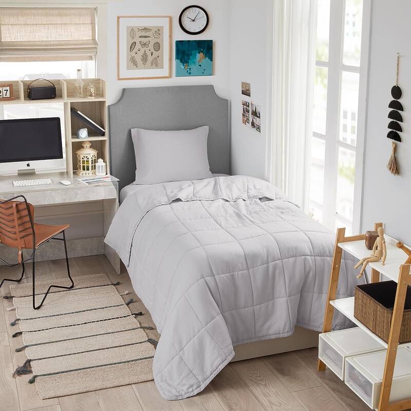 Dark Sky Reserve® - Bamboo Linen Comforter - Portugal Made - Glacier Gray