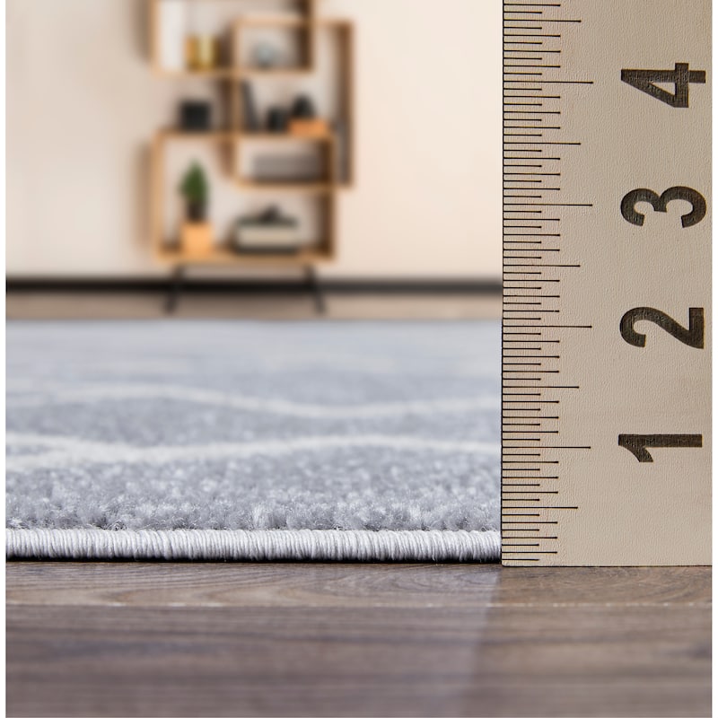 Loomaknoti Kissandrah Bleyana Gray Area Rug