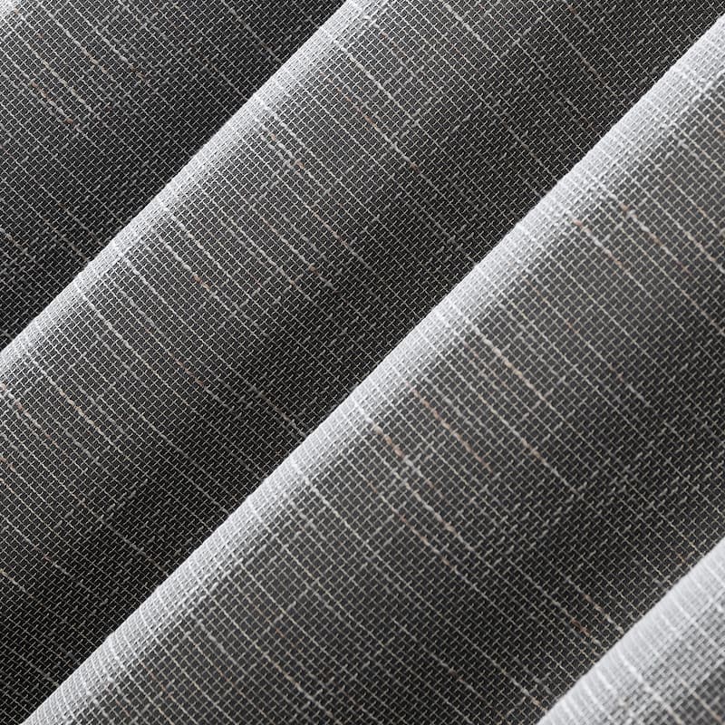 Sun Zero Kline Burlap Weave Thermal Extreme Total Blackout Grommet Curtain Panel, Single Panel