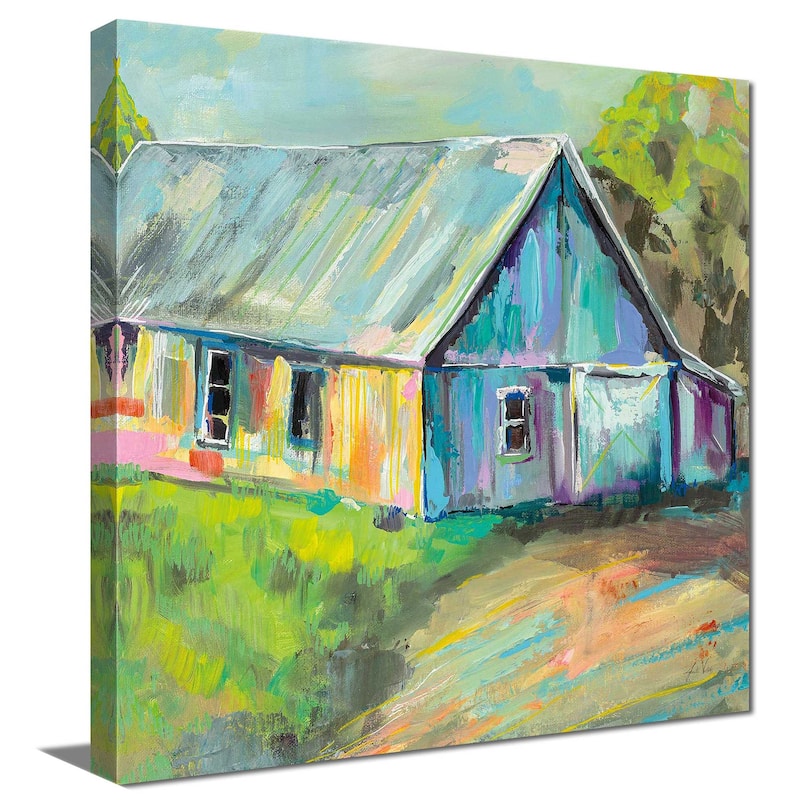 "Going to the Country I" Print on Canvas