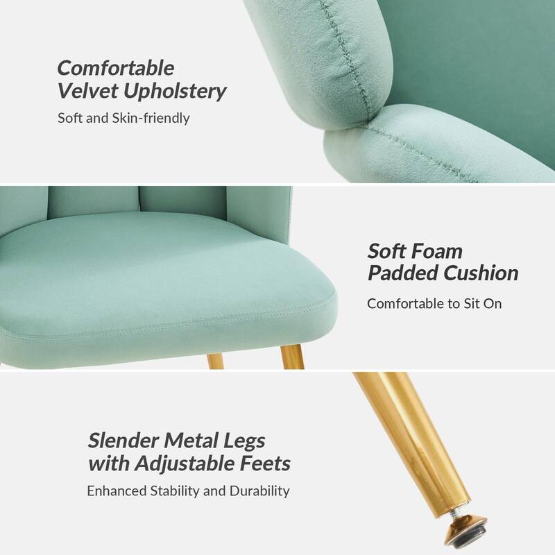 Anjela Side Chair with Tufted Back Set of 2