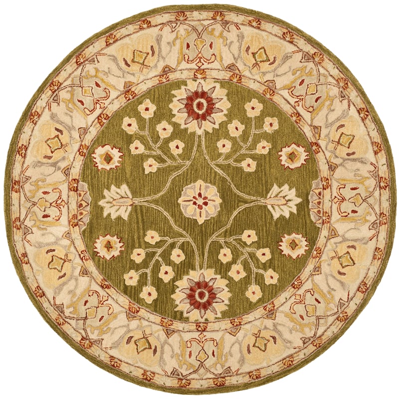 SAFAVIEH Handmade Anatolia Lisann Traditional Oriental Hand-spun Wool Rug