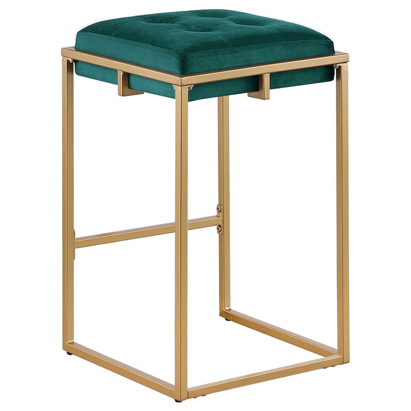 Nadia Upholstered Backless Stool (Set of 2)