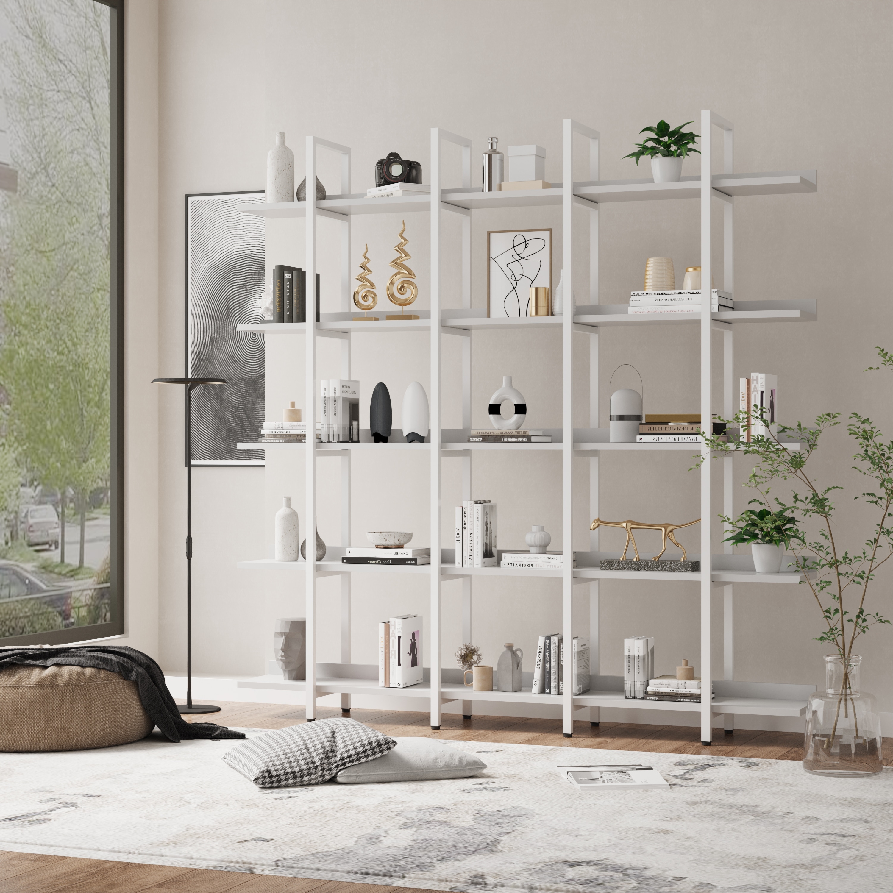 Bookcase store industrial style