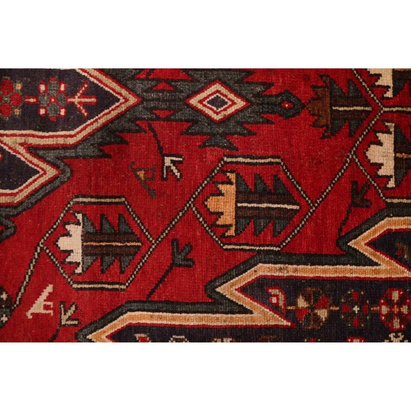 ECARPETGALLERY Hand-knotted Andelz Red Wool Rug - 4'1 x 6'11