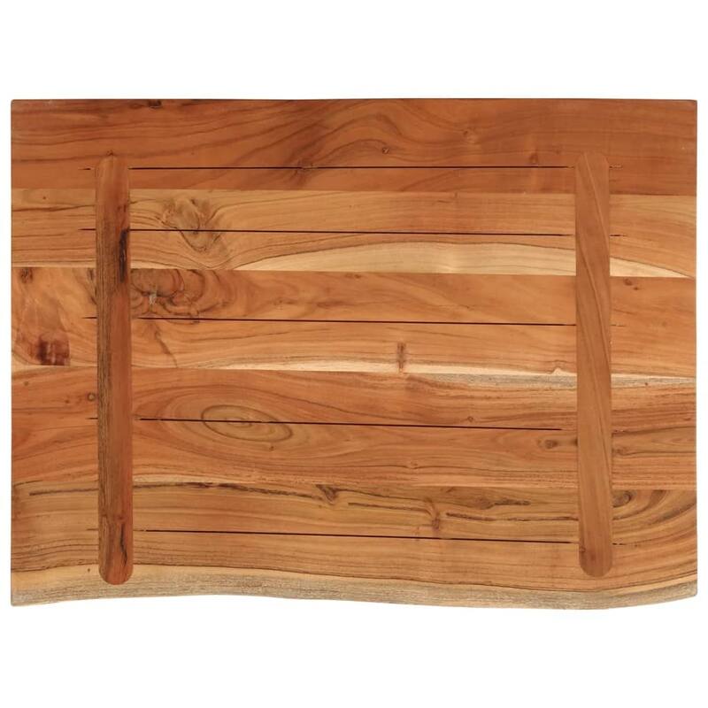 vidaXL Wall Shelf Natural Solid Acacia Wood Durable