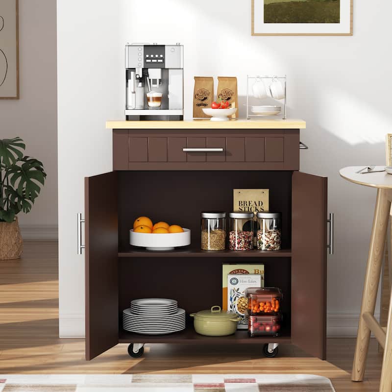 Futzca Storage Kitchen Island Cart