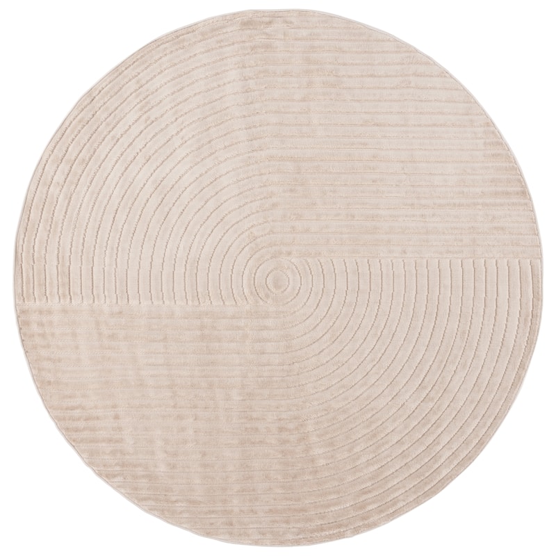 SAFAVIEH Selena Cathelijne Modern & Contemporary Rug - 6'7" Round - Beige - Round