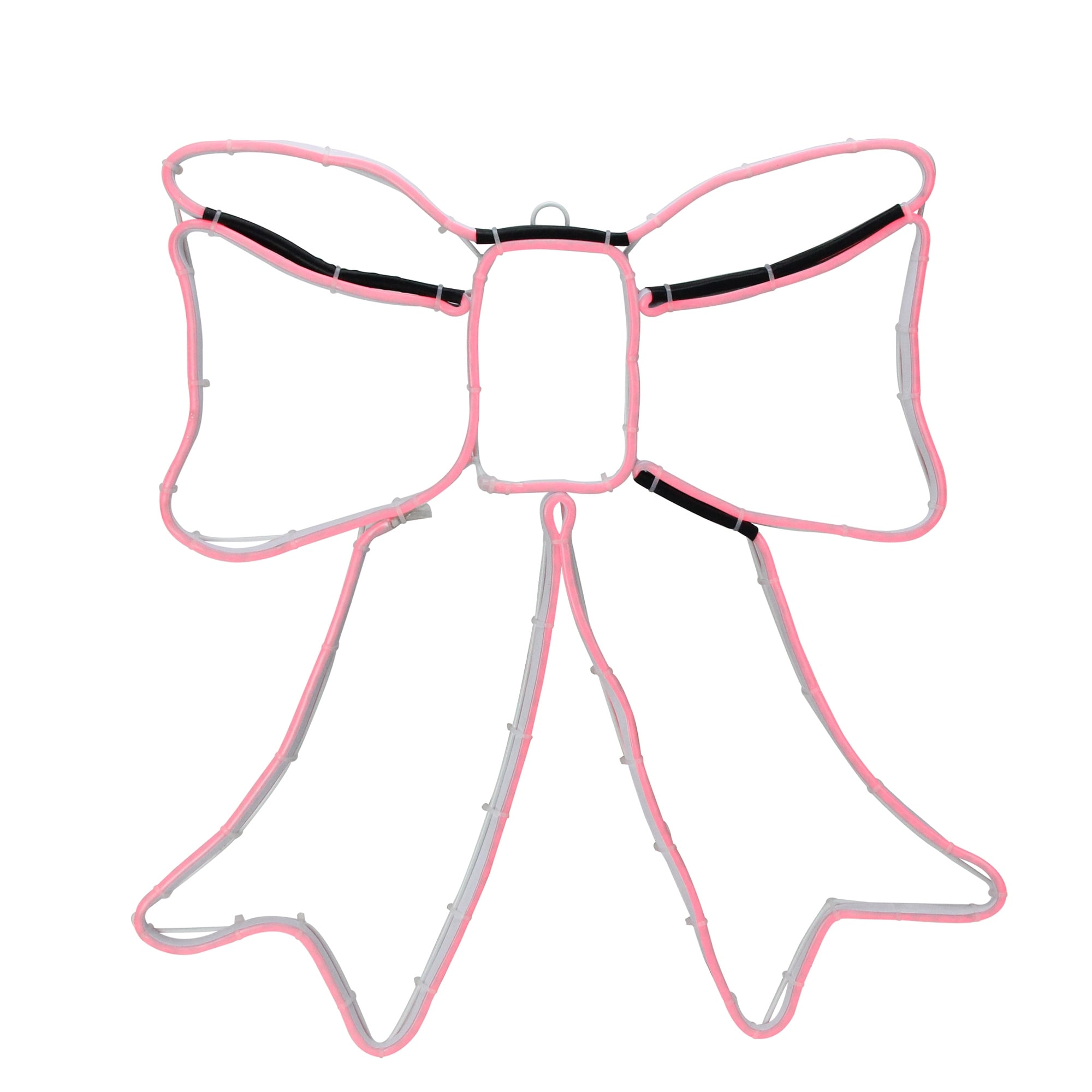 Shop 19 5 Neon Style Led Lighted Bow Christmas Window Silhouette