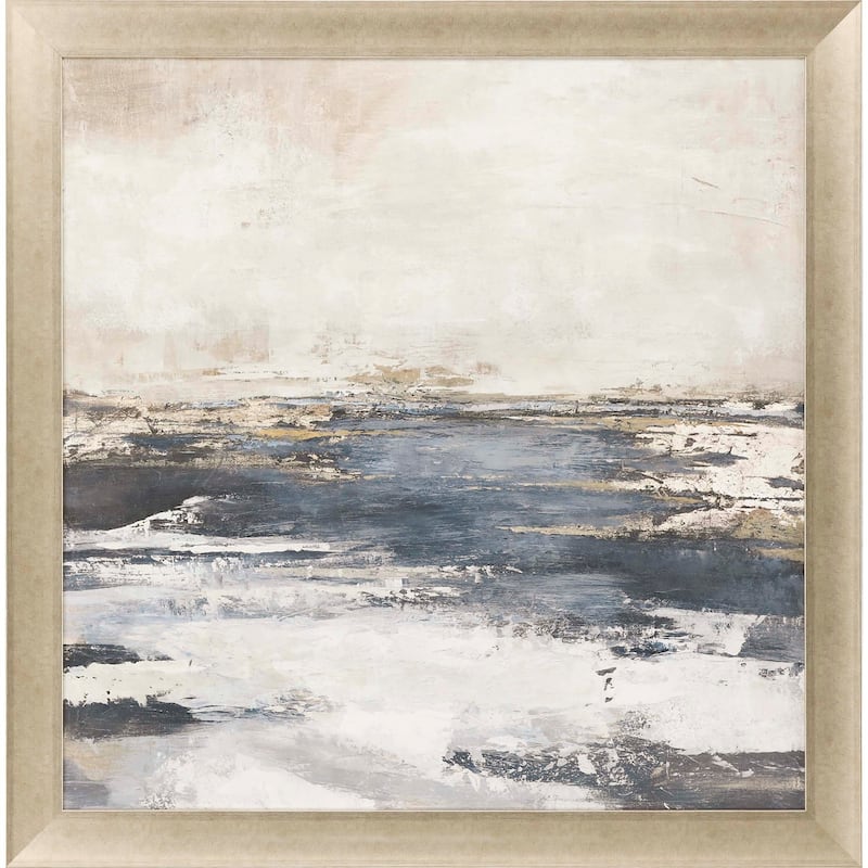 Blue Bay Framed Art Giclee - No Glass - 41 X 41 X 2