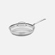 preview thumbnail 2 of 1, Cuisinart Chef's Classic Stainless Cookware 12" Skillet with Glass Cover