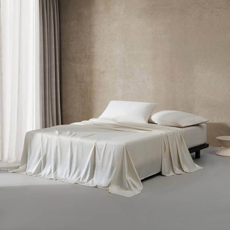 Calvin Klein Pearl Edge Cotton Sateen Sheet Set Bed Bath & Beyond