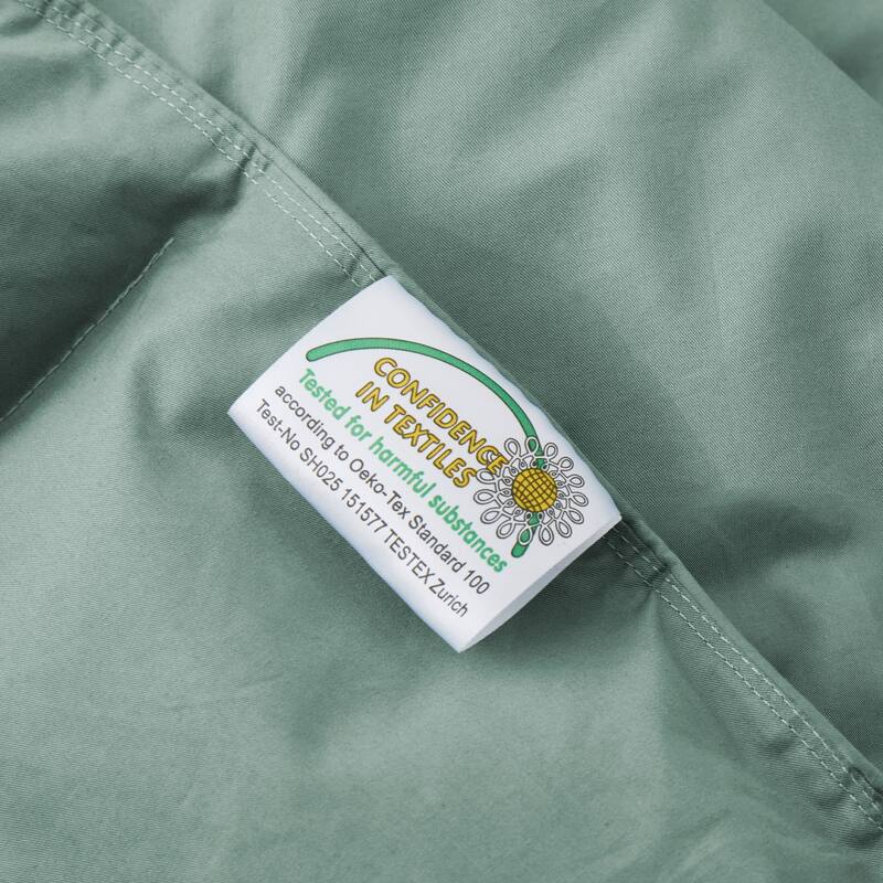 All Season 100% Organic Cotton Down Duvet Insert Medium Warmth Comforter