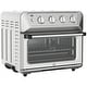 preview thumbnail 1 of 7, HOMCOM 7-in-1 21 qt. Air Fryer Toaster Oven Combo 1800W, 4 Slice Toaster Oven Silver