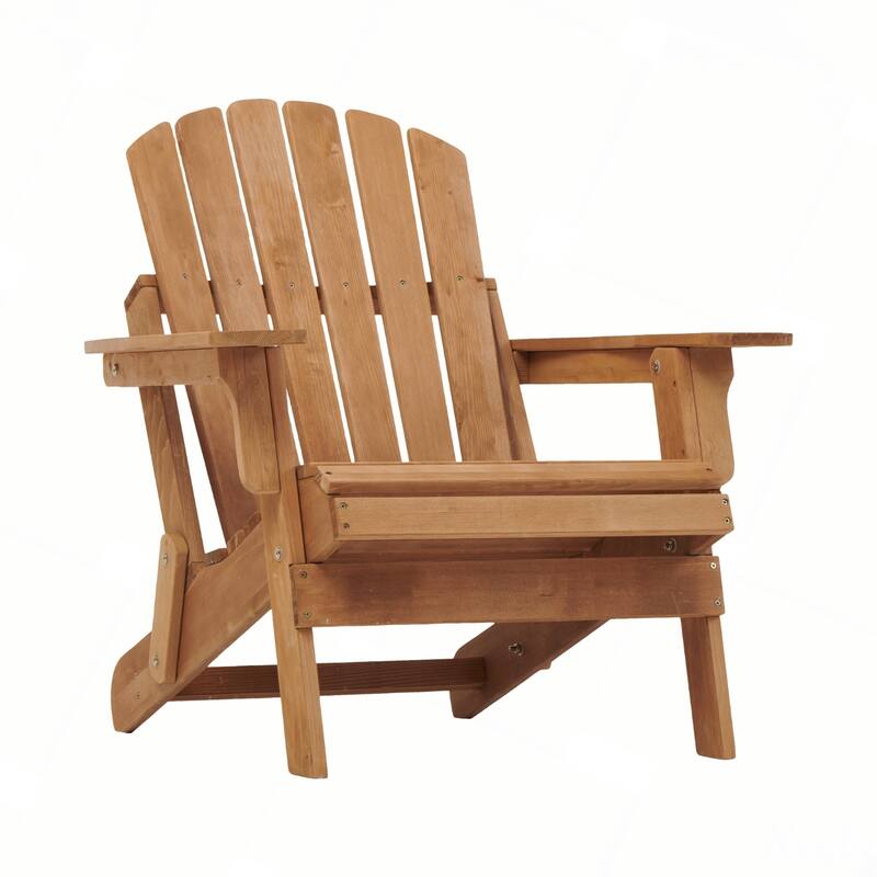Outdoor Wooden Folding Adirondack Chair