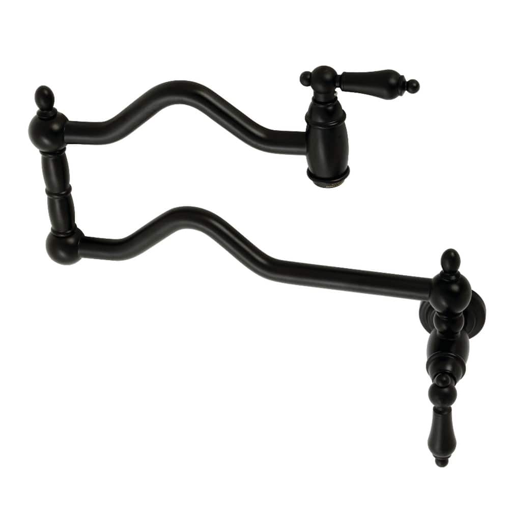 Heritage Wall Mount Pot Filler Kitchen Faucet