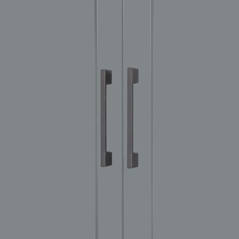 Murphy Bed with Hydraulic Lift System, Queen Size Wall Bed with Closet, Modern Space-Saving Design for Apartments