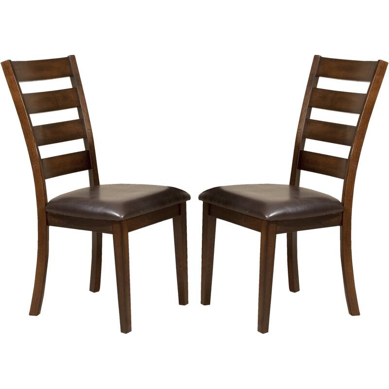 Kona Raisin Ladderback Dining Chairs (Set of 2)